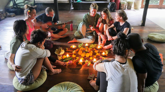 acroyoga community in Bali