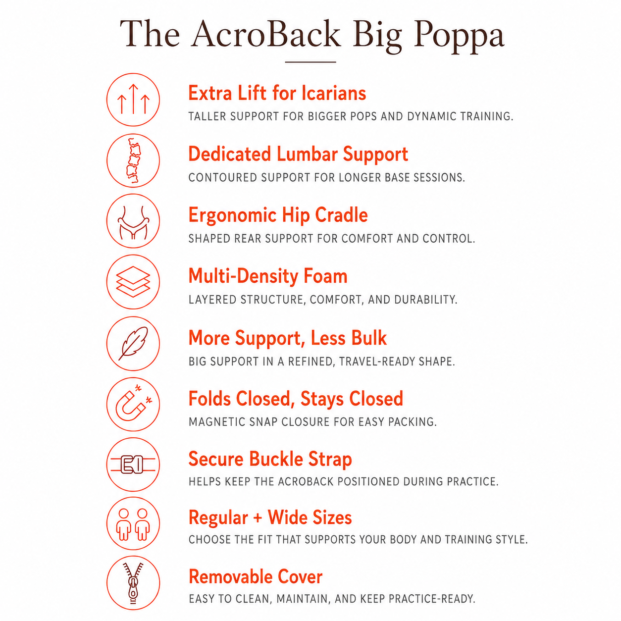 The AcroBack Big Poppa