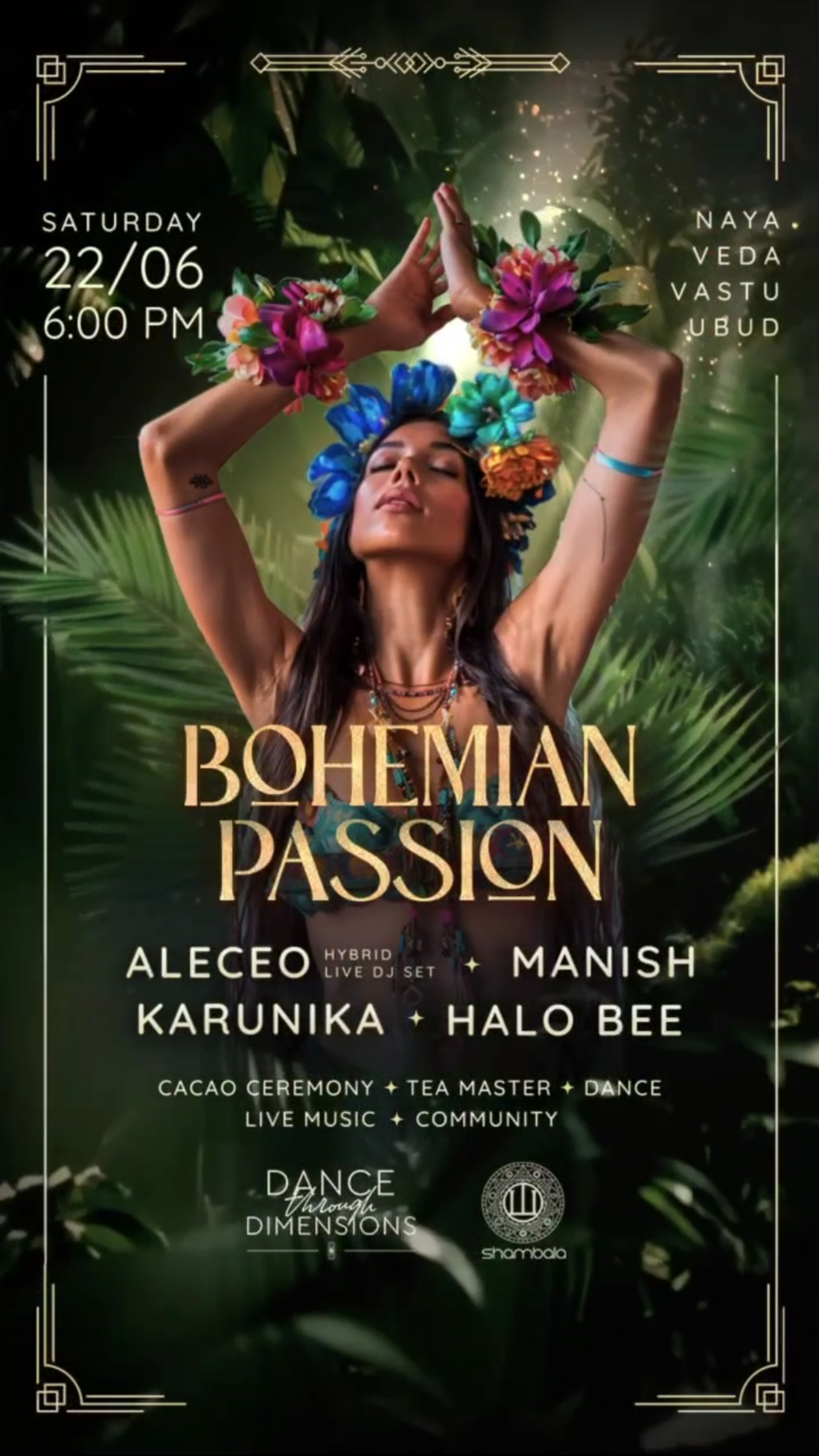 Bohemian Passion: A Night to Dance Through Dimensions & Nighttime Acroyoga