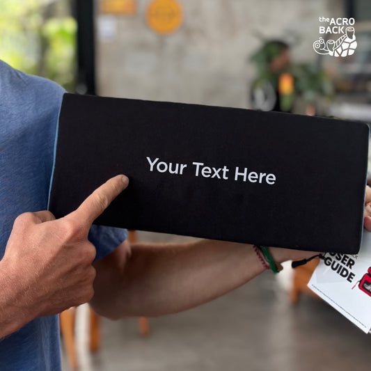 Custom Embroidery for Your AcroBack Pillow