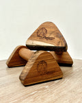 Elemental Wooden Parallettes teak and cork training bars