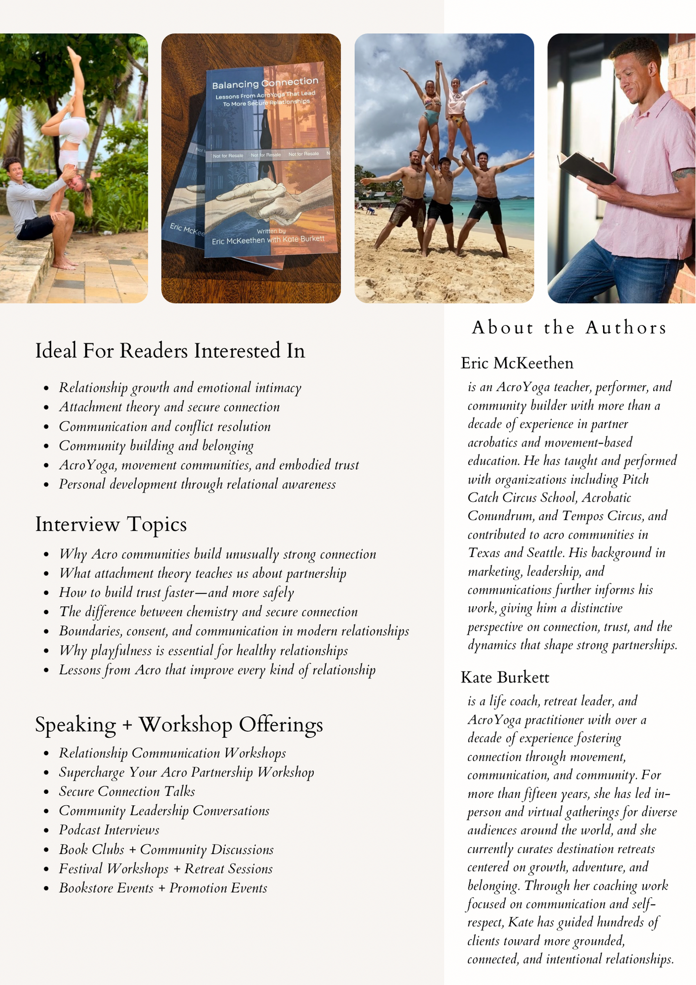 Balancing Connection book review graphic