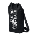 Black AcroBack Travel Bag for storage and transport, shown on a white background.