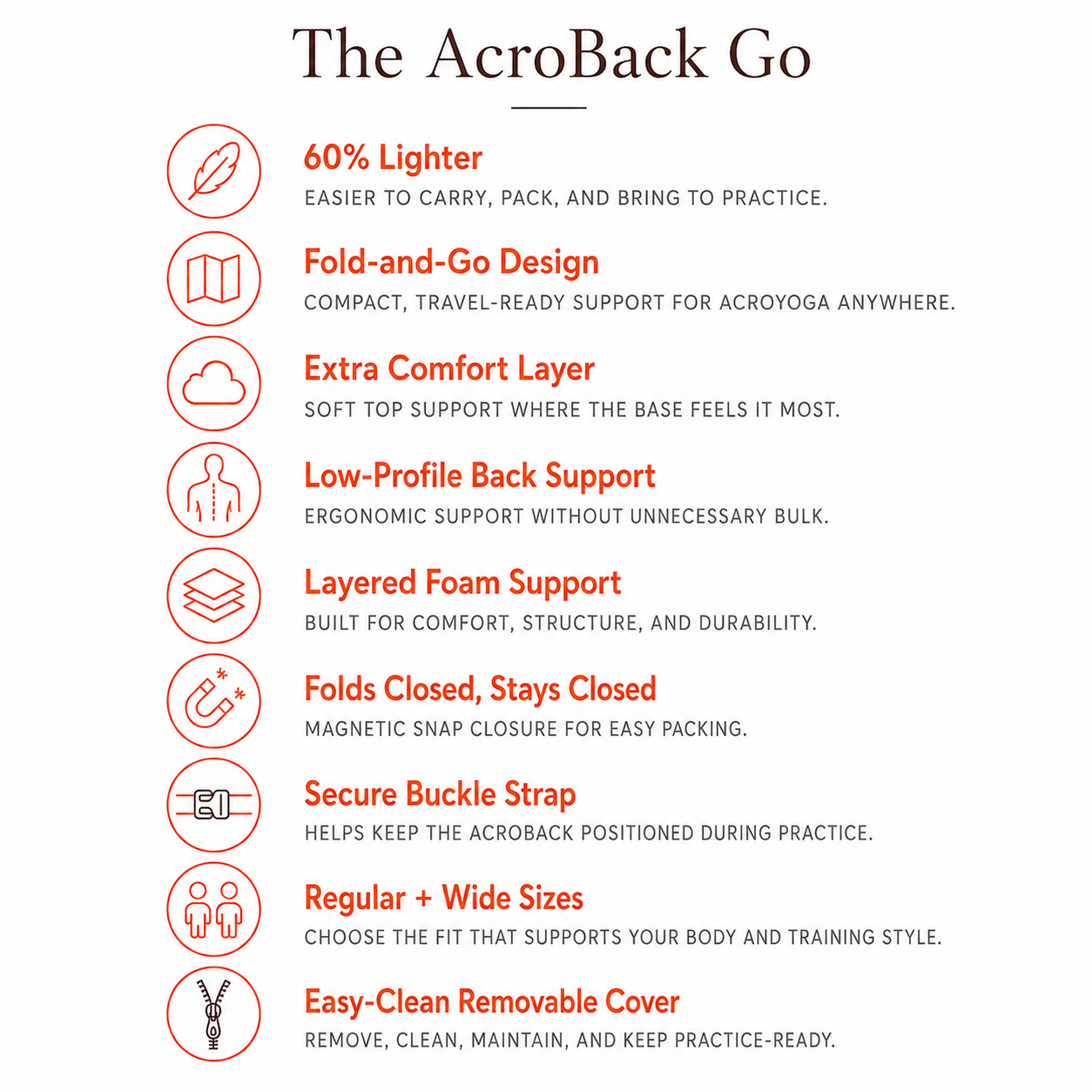 The AcroBack Go